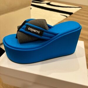 Coperni Blue Heeled Sandals